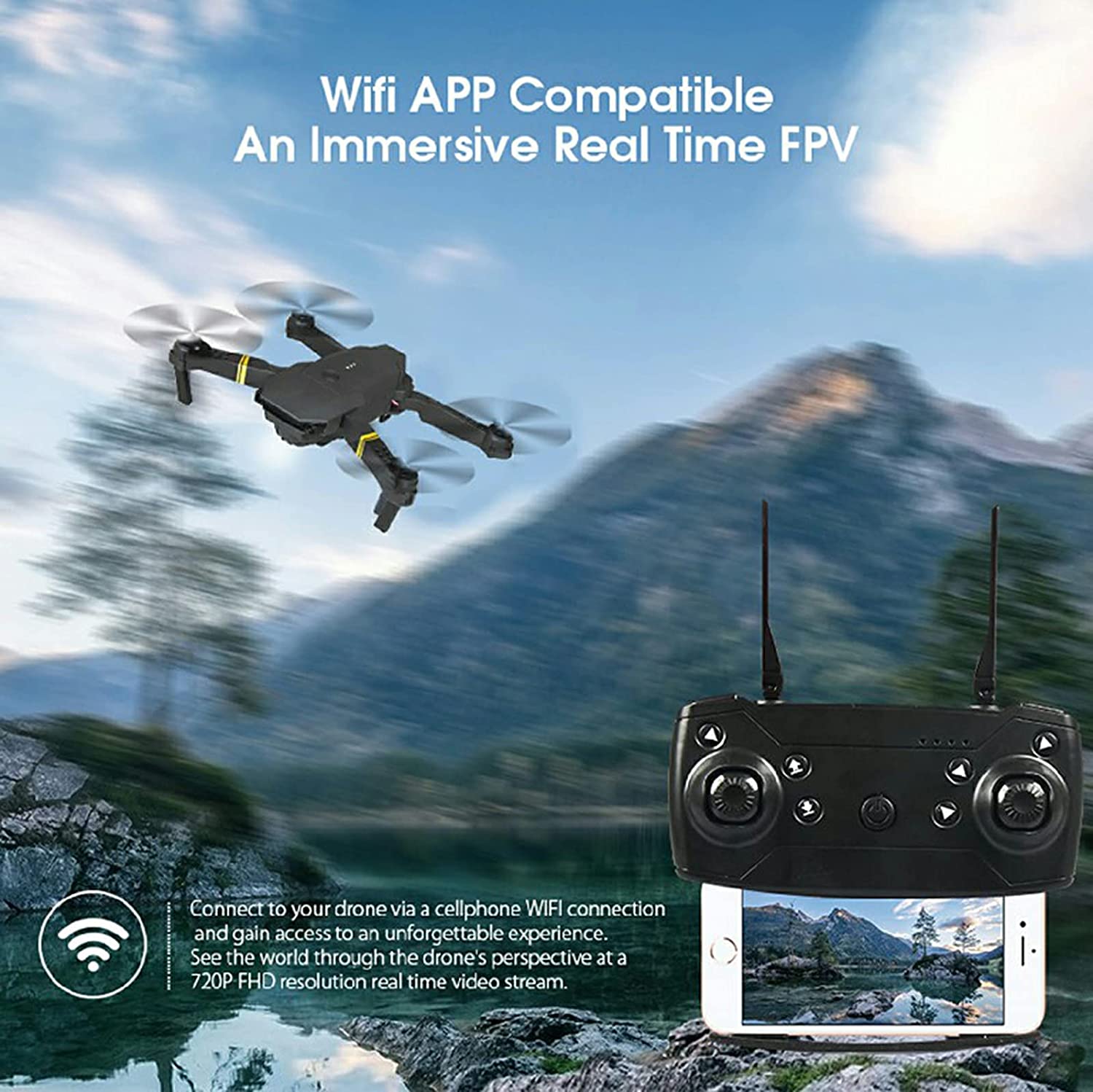 4K HD Dual Camera RC FPV WiFi Portable Wide Angle Foldable Quadcopter Drone - N’lawey4K HD Dual Camera RC FPV WiFi Portable Wide Angle Foldable Quadcopter DroneDC - THE CEON’laweyDC - 2349829Gold4K HD Dual Camera RC FPV WiFi Portable Wide Angle Foldable Quadcopter Drone