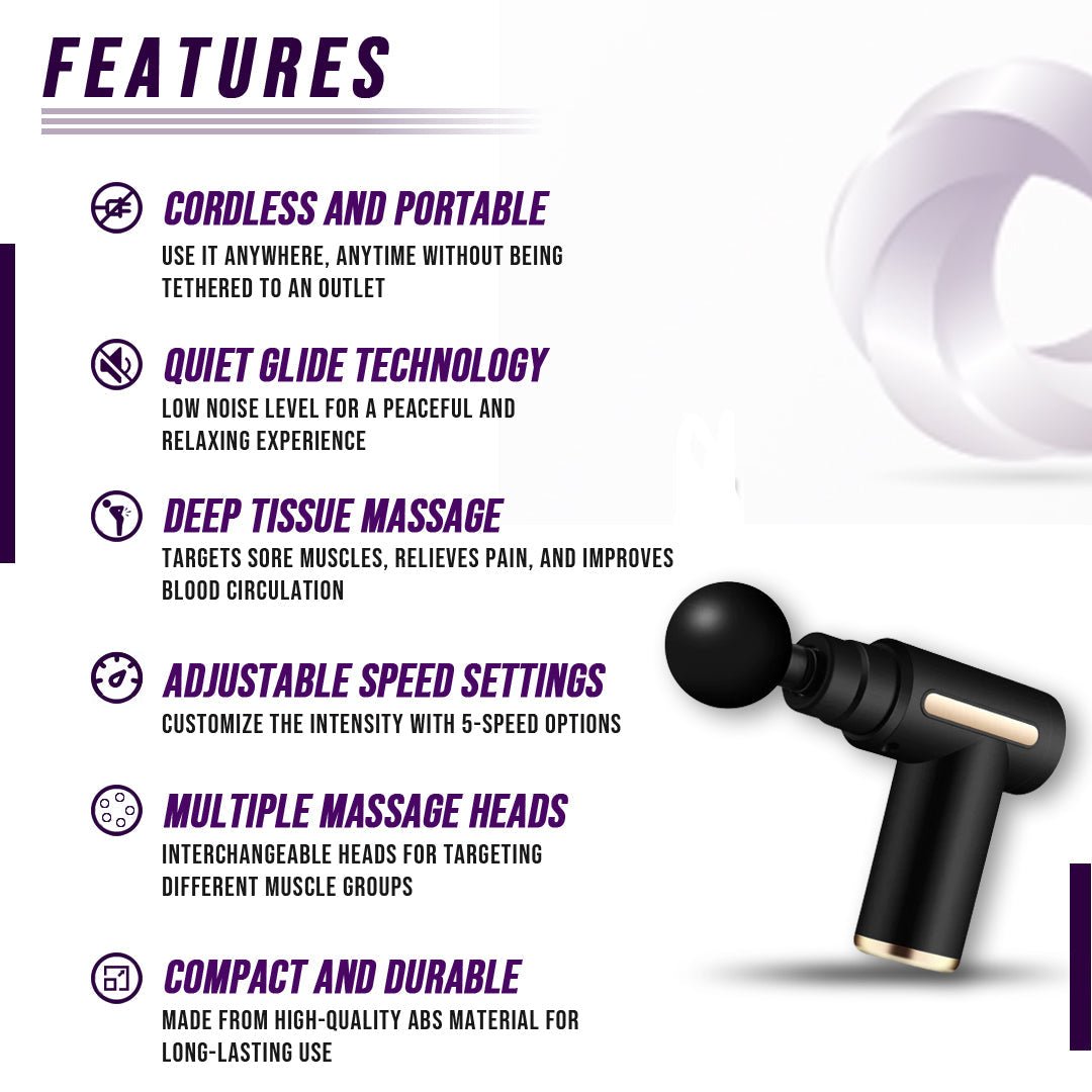 Muscle Massage Gun - N’laweyMuscle Massage GunDC - eterusN’laweyDC - 2034938Muscle Massage Gun